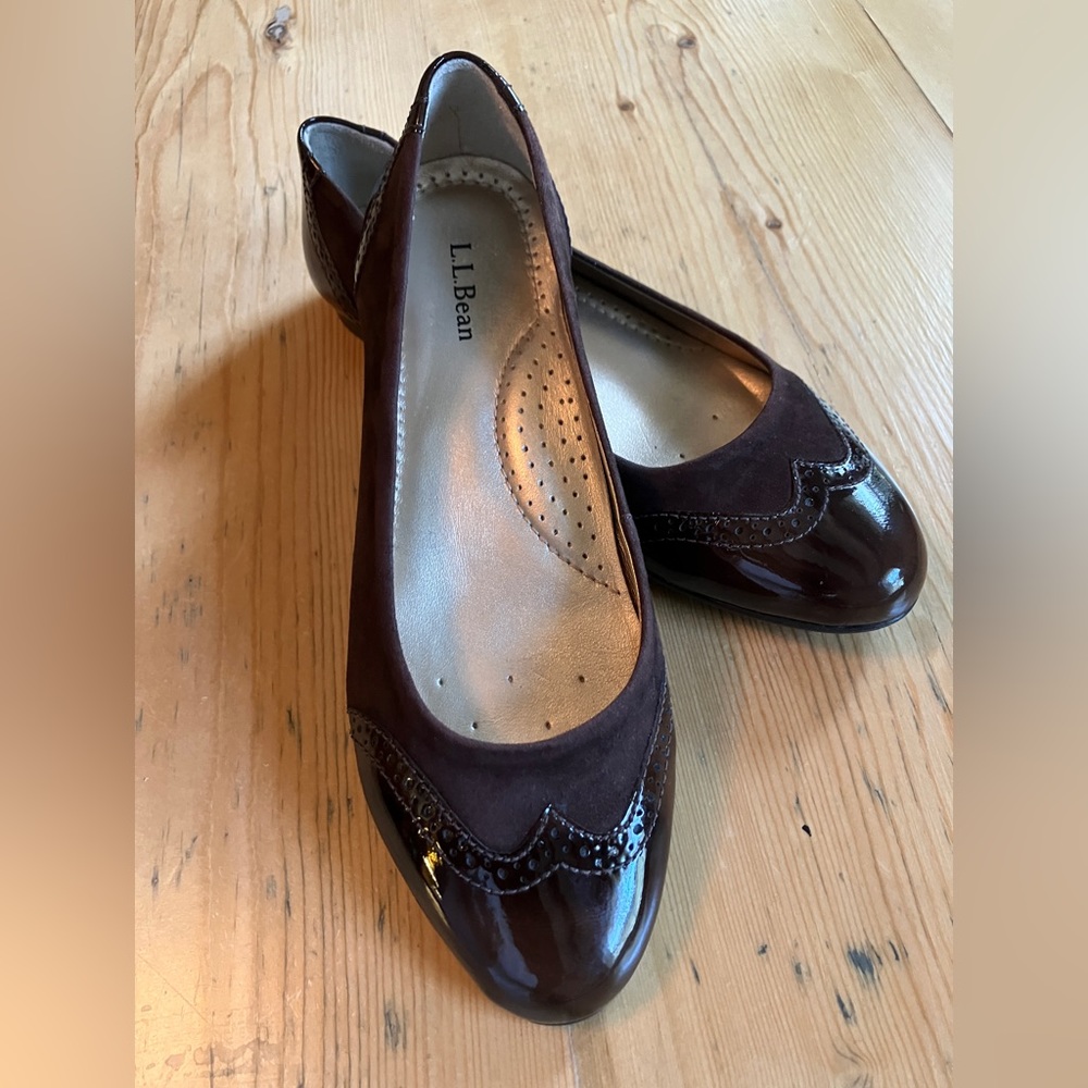 L.L. Bean Dark Brown Leather Flats - Picture 15 of 15